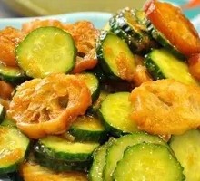 Fried Dough with Cucumber