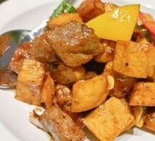 Mushroom Steak Cubes