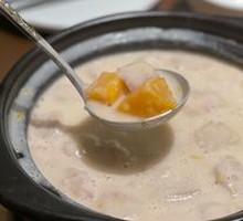 Barley, Taro, and Pumpkin Stew