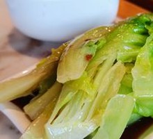 Boiled lettuce