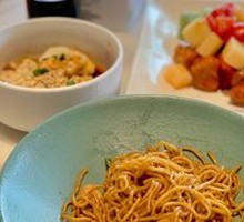 Scallion Oil with Shrimp Noodles