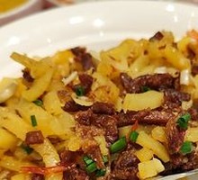 Beef and Potato Strips