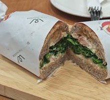 Fresh Shrimp Tuna Sandwich