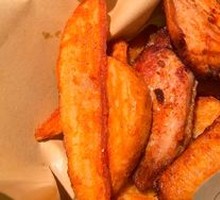 Crispy Fried Chicken Nuggets with Fries
