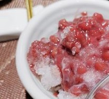 Red Bean Ice Slush