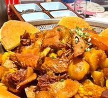 Stewed Goose in Iron Pot