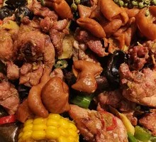 Spicy Sichuan Pepper Chicken with Intestines
