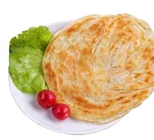 Hand-held pancake with shredded potatoes
