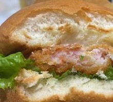 Premium Fresh Shrimp Burger