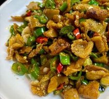 Fried Pork Crumbs with Chili