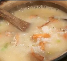 Fresh Crab and Shrimp Congee