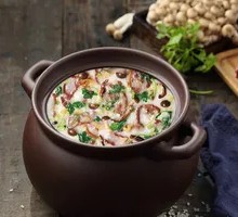 Beef and Mushroom Porridge