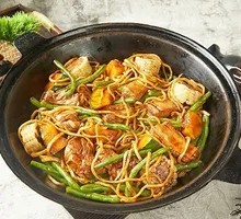 排骨南瓜焖面