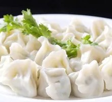 Pork and scallion dumplings