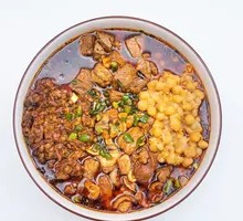 Signature Pea and Beef Intestine Noodles