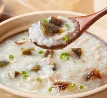 Century Egg and Pork Belly Pot Rice Porridge