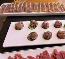 Hand-Beaten Lamb Meatballs