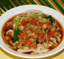 Eggplant Cubes Daoxiao Noodles