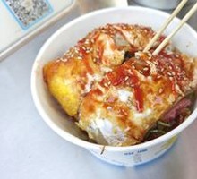 Signature Cheese Meat Floss Grilled Sausage Cold Noodles