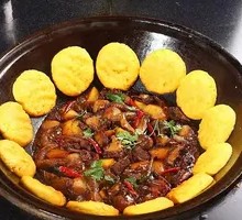 Braised Chicken with Pork Ribs