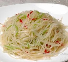 Spicy Pepper and Potato Shreds