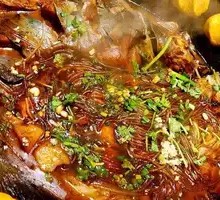 Stewed Fish in Iron Pot