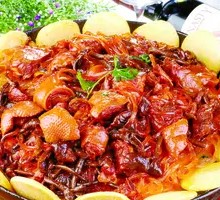 Stewed Chicken in Iron Pot
