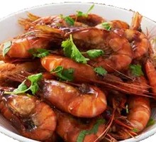 Stewed Large Shrimp