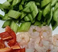 Cucumber and Shrimp