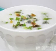 Century Egg and Pork Porridge