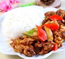 Braised Chicken Rice Bowl