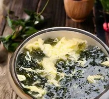 Seaweed and Egg Soup