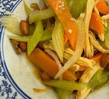 Celery with Tofu Skin Salad