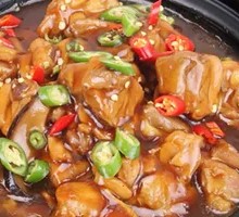 Stewed Chicken with Brown Sauce