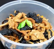 Wood Ear Mushroom and Pork Rice