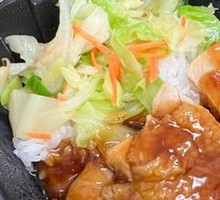 Marinated Chicken Cutlet Rice Bowl