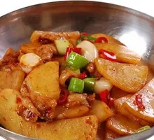 Spicy Potatoes in Dry Pot