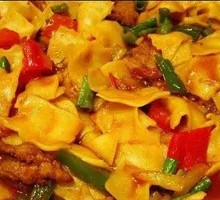 Xinjiang Noodle Strips Stir-Fry