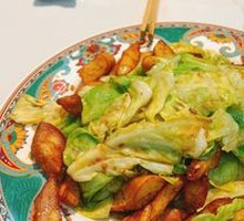 Cabbage Stir-Fried with Naan