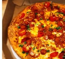 Spanish Sausage Meat Sauce Pizza