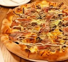 Ham and Mushroom Pizza