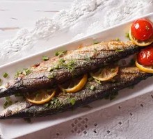 Pan-fried Saury