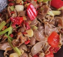 Spicy Chicken Gizzard Stir-fry