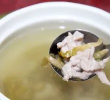 Pickled Vegetable and Pork Stir-Fry Soup