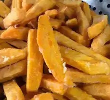 Glazed Sweet Potato Strips