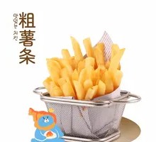 Thick-cut fries