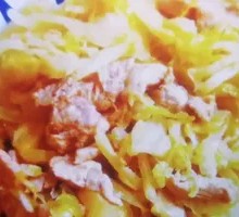 Northeast Sour Cabbage Stir-Fried with Pork Strips