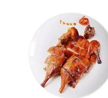 Whole Roast Duck Cut into Pieces