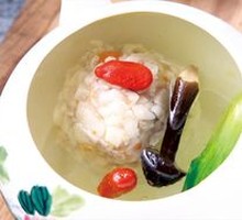 Mushroom Soup Lion's Head Meatballs