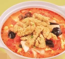 Tomato Fried Pork Rice